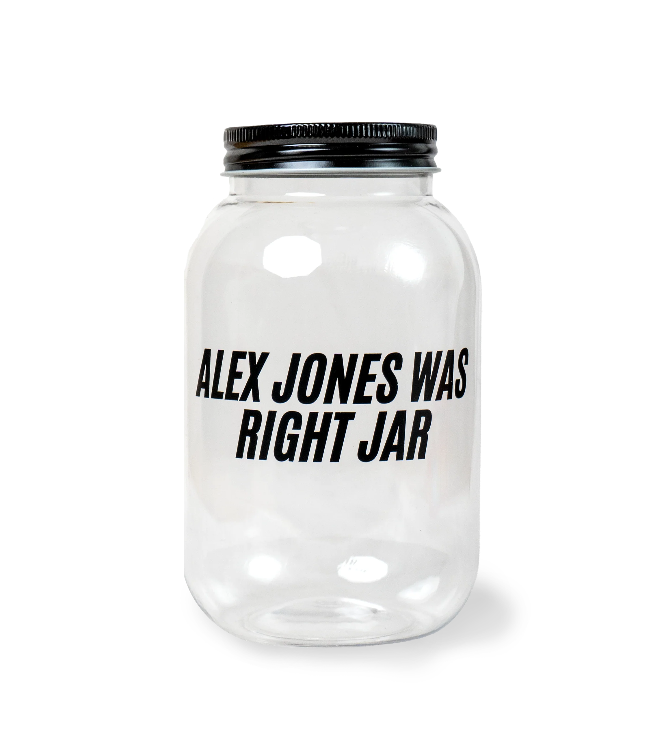 Alex Jones Was Right Collectible Jar