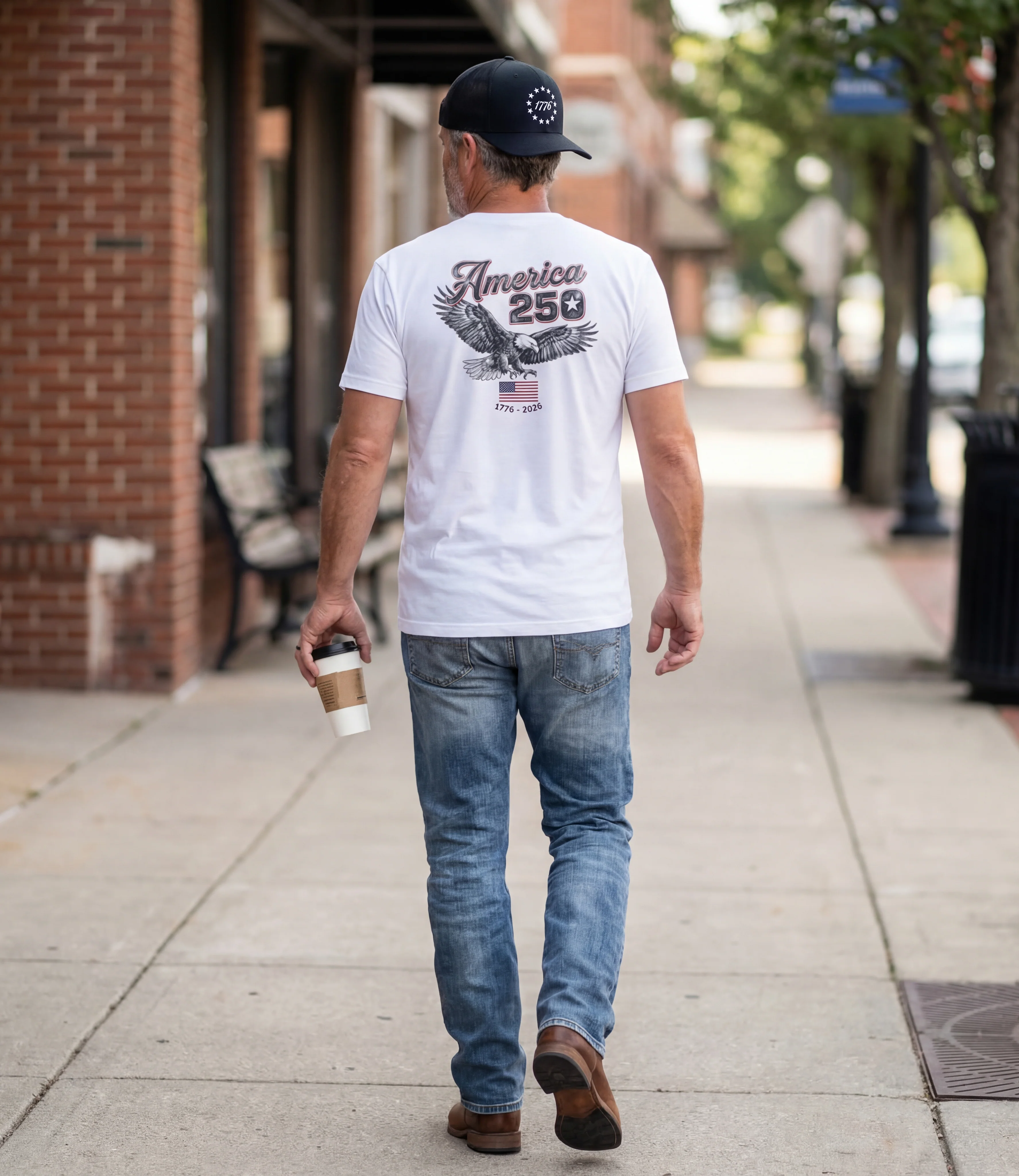 America 250 Flying Eagle T-Shirt - Image 3