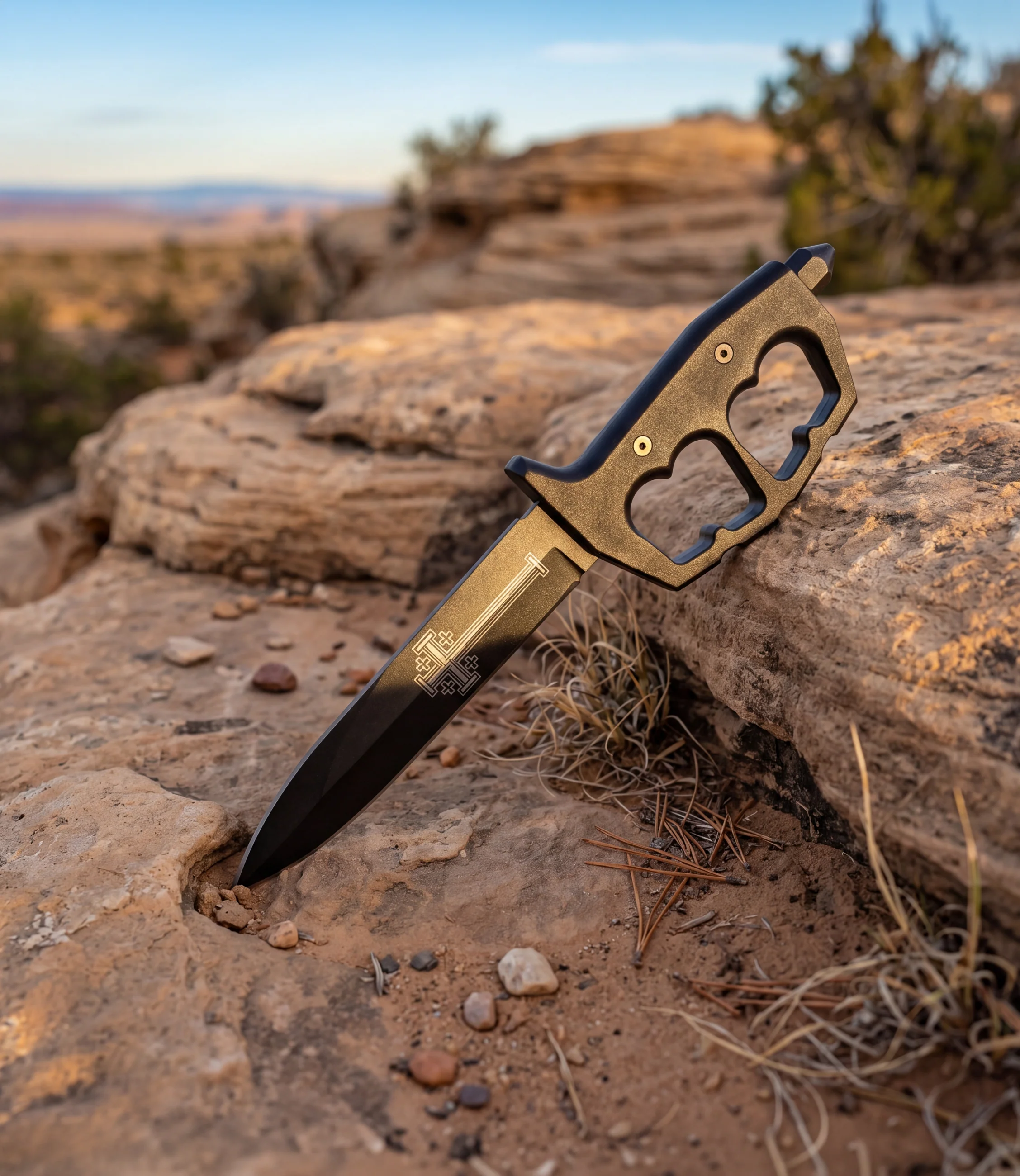 Ave Christus Rex Trench War Dagger - Image 3