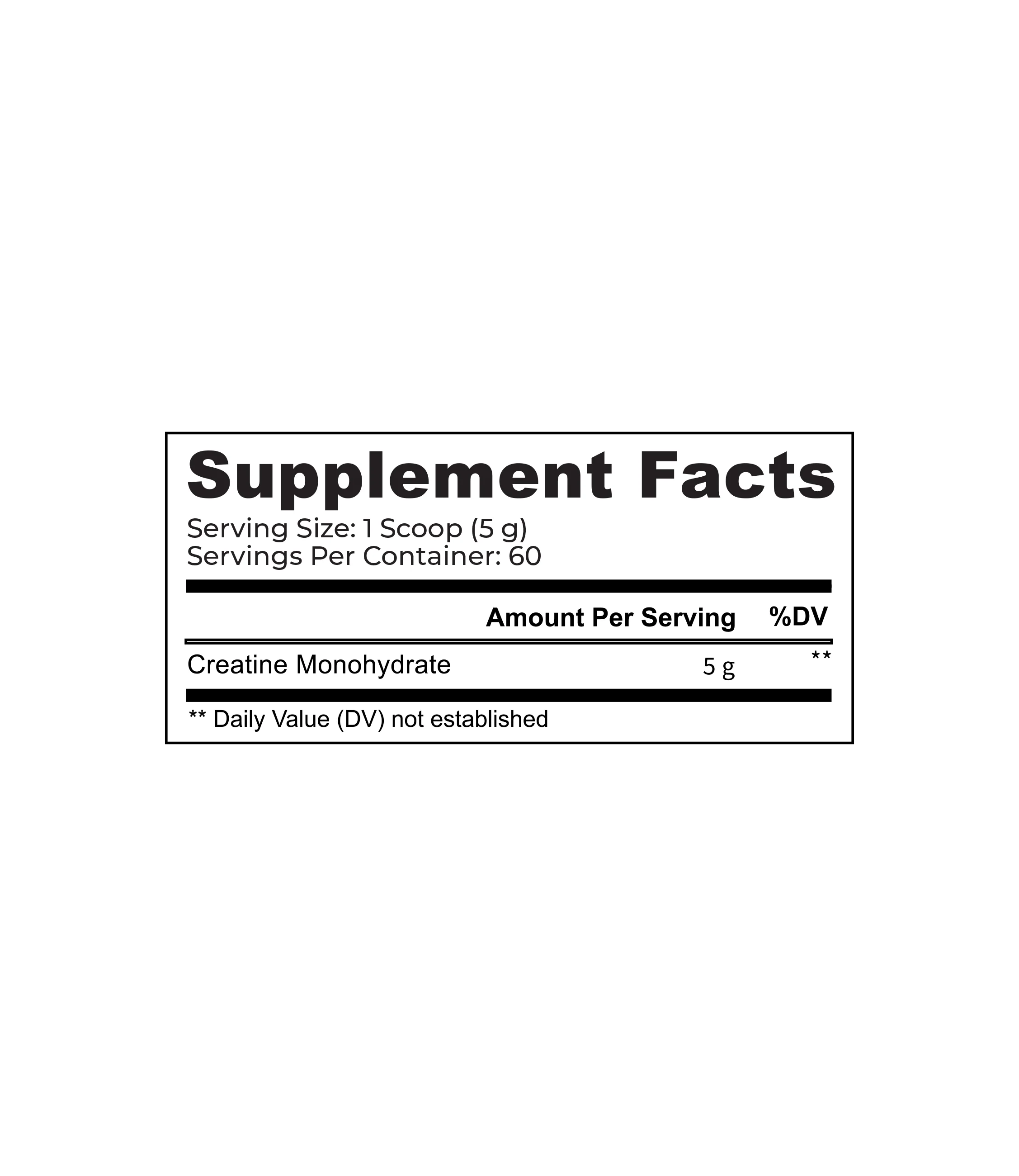 Ultimate Creatine Powder by Alex Jones (300 Grams) (60 Servings) - Image 2