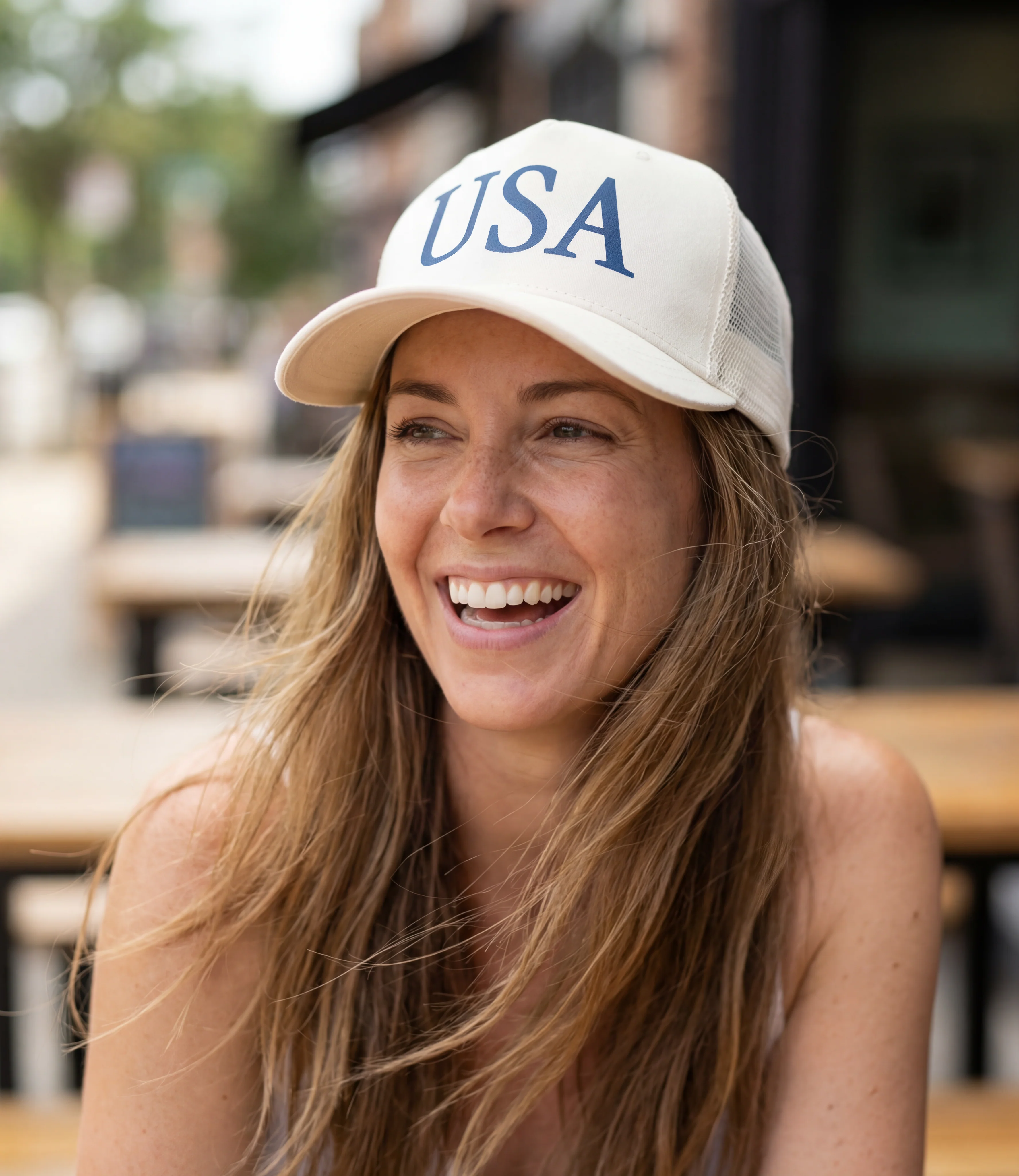 "USA" Premium Trucker Hat - Image 4